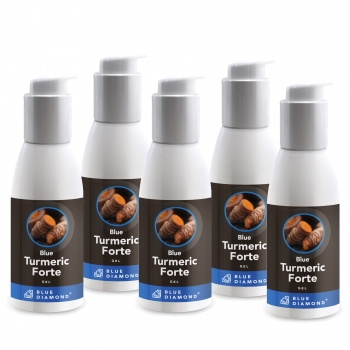 PACHET 5 x Blue Gel Turmeric FORTE 