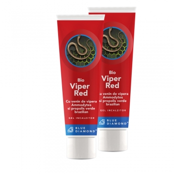 PACHET PROMOTIONAL 2 geluri Viper Red Gel Incalzitor cu venin de vipera la 100 ml